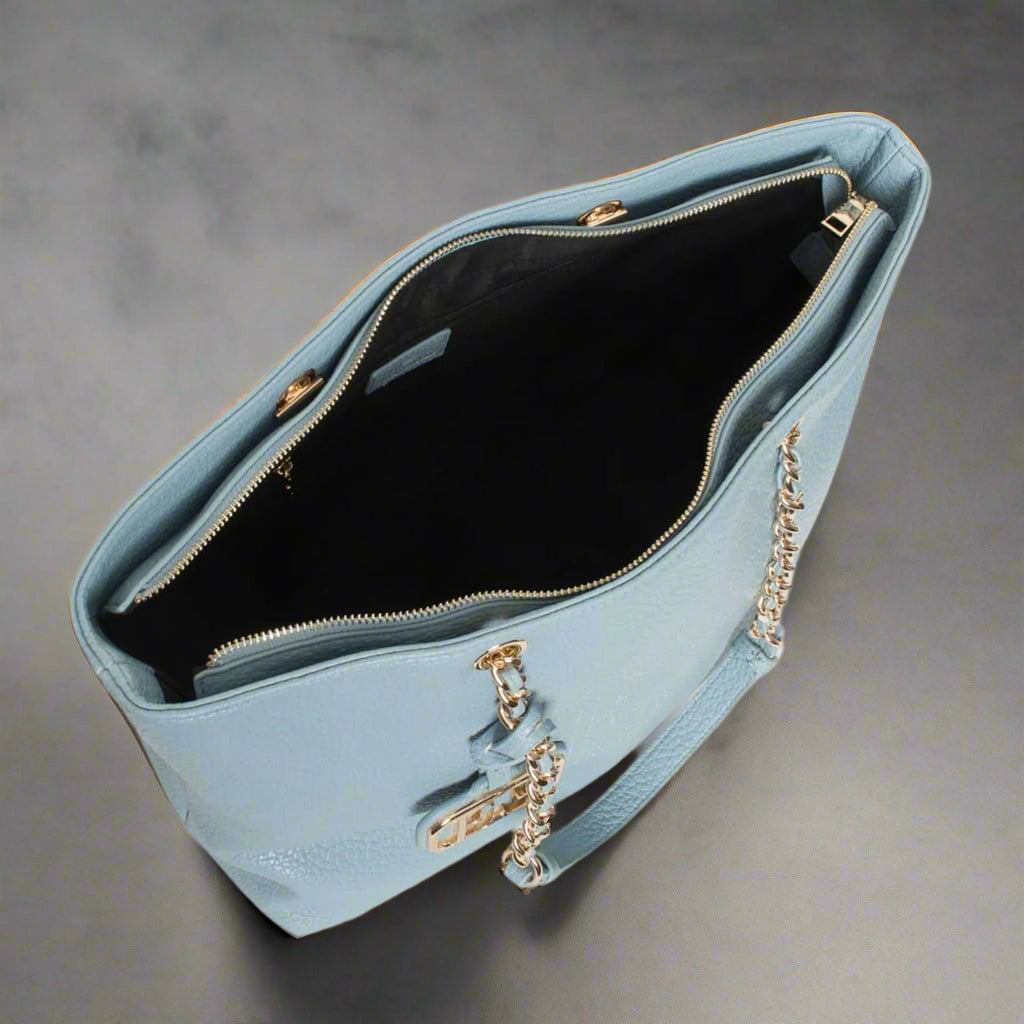Egon Von Furstenberg women's blue Handbags