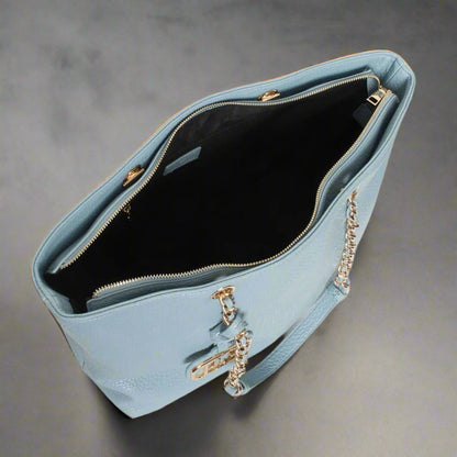 Egon Von Furstenberg women's blue Handbags