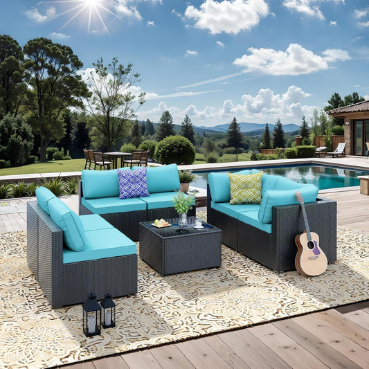 All-Weather Outdoor Sectional Sofa Set for Patios-0