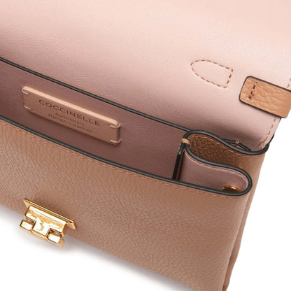 Coccinelle women's brown leather Handbags