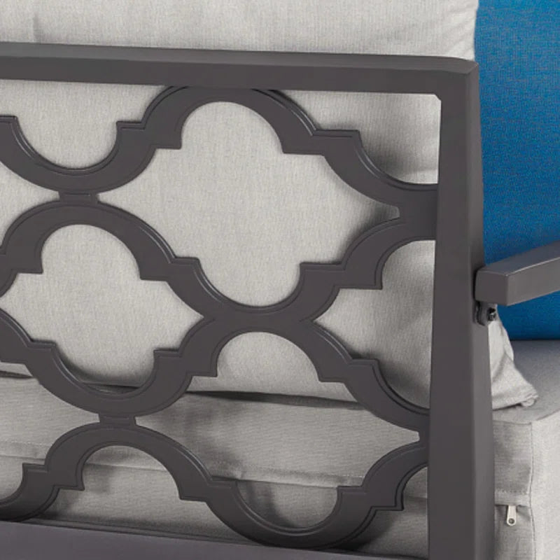 Cushion Covers Outdoor Four Piece Sofa Seating Set-2