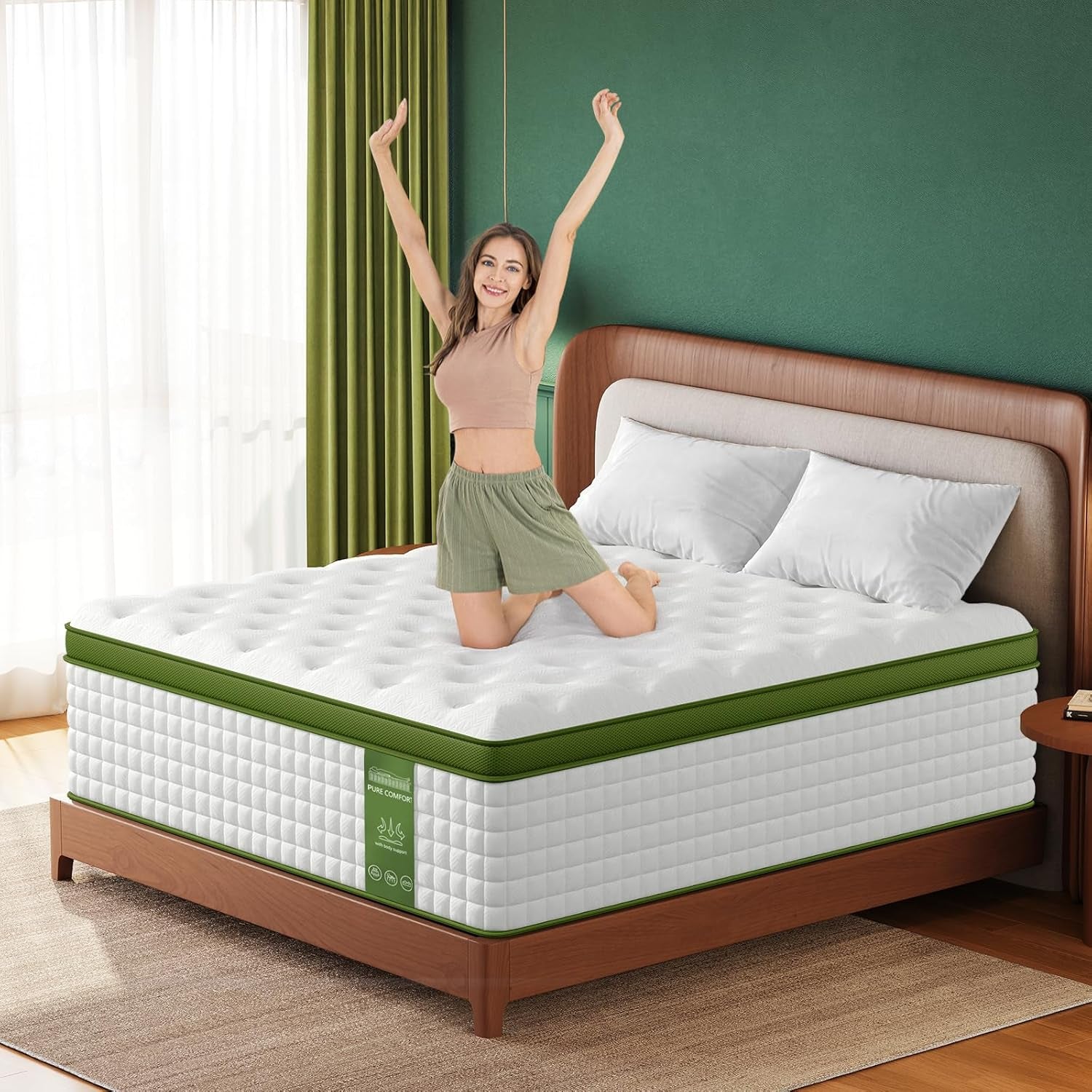 Cooling Gel King Mattress Designed for Side Sleepers Support-1