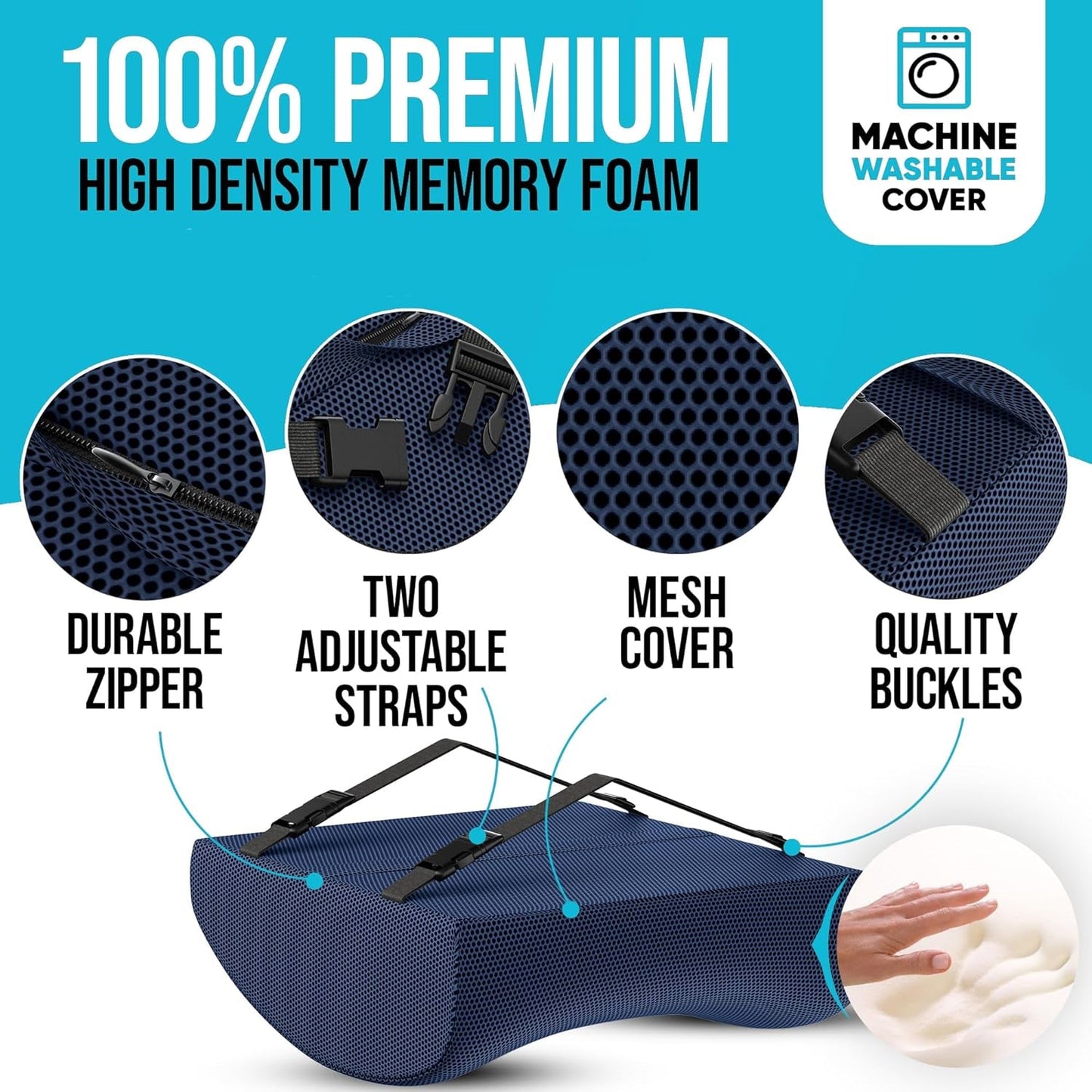 Seat Cushion and Lumbar Support for Office Chair, Desk Chair Cushion, Memory Foam Office Chair Cushion, Non Slip Sitting and Back Pillow for Gaming, Car Seat Cushion, Chair Pad, XL-2