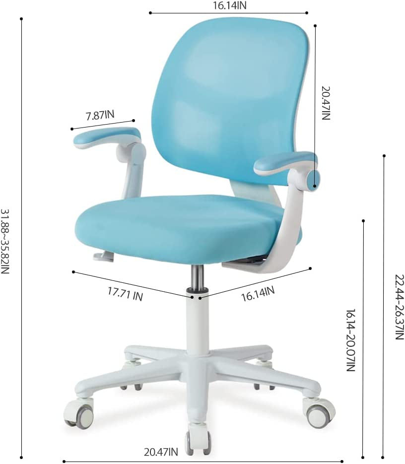 Ergonomic Kids' Study Chair with Height Control-2