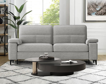 Light Gray Loveseat with Removable Cover rana-1