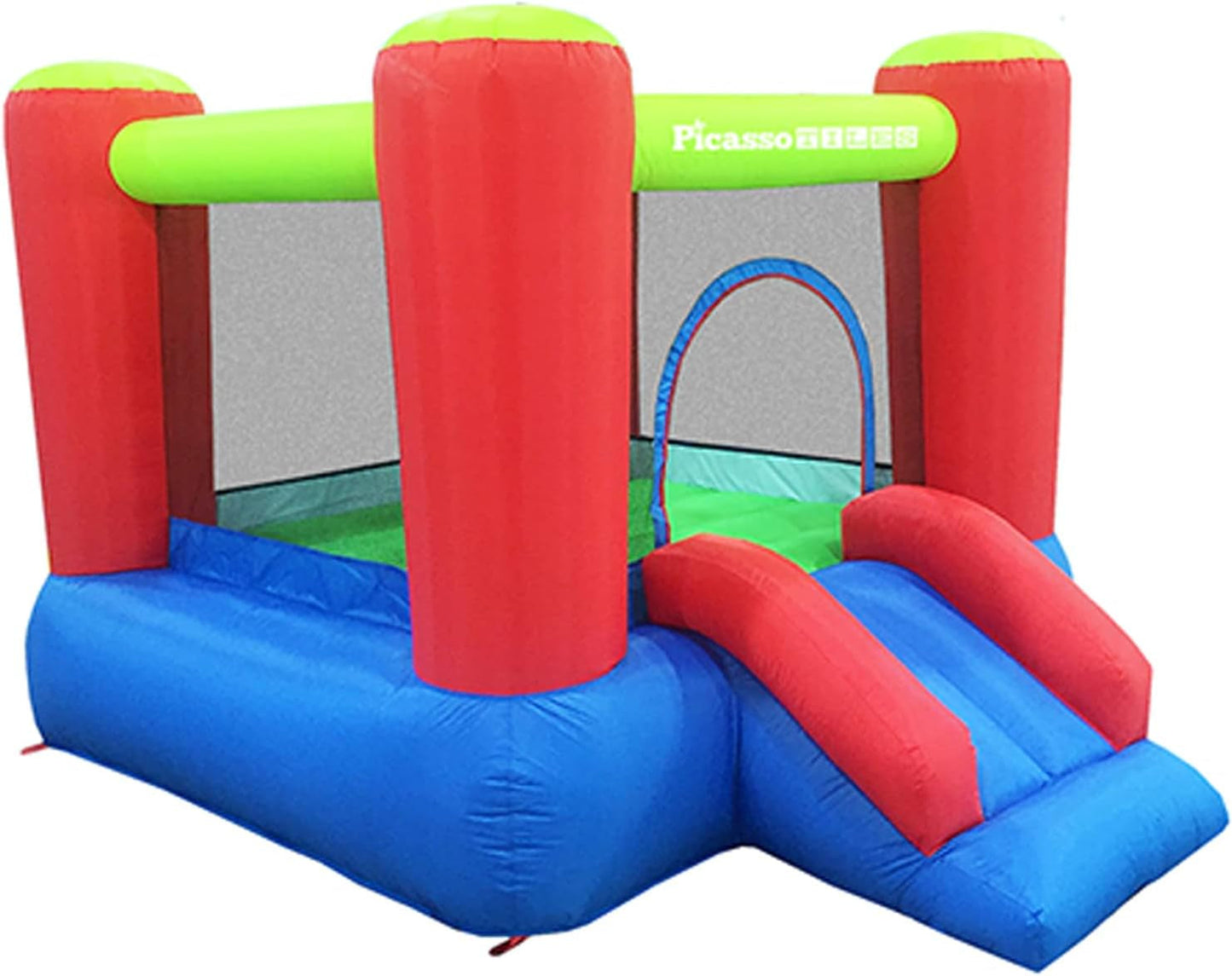 8x7 Junior Inflatable Bouncer Slide with 50 Balls-2