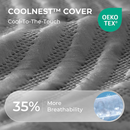 Cooling Gel Memory Foam Queen Mattress for Comfort-3