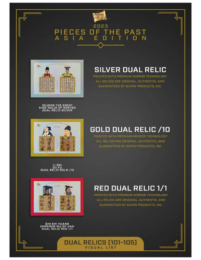 2023 Pieces of the Past Asia Edition Hobby Box | Columbia Sports Cards