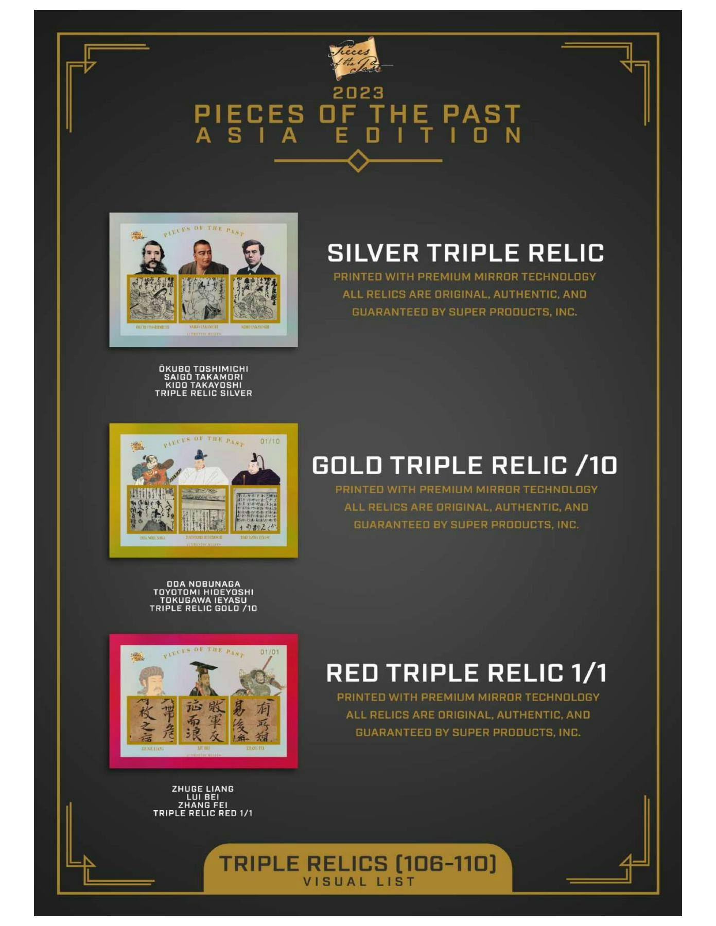 2023 Pieces of the Past Asia Edition Hobby Box | Columbia Sports Cards