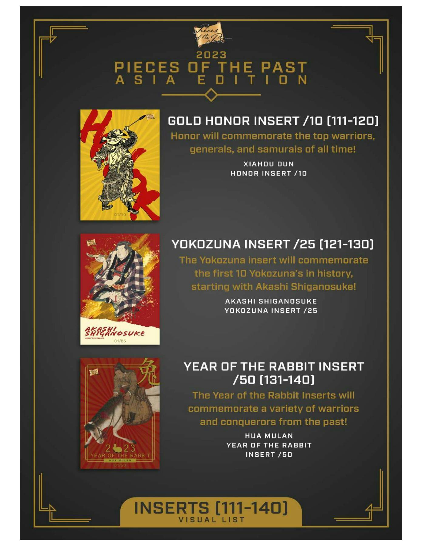 2023 Pieces of the Past Asia Edition Hobby Box | Columbia Sports Cards