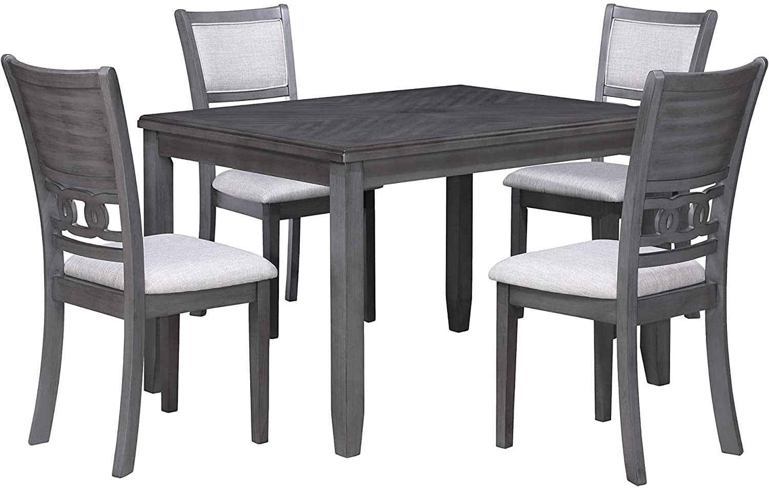 Gia 5-Piece Dining Set with 1 Table and 4 Chairs-1