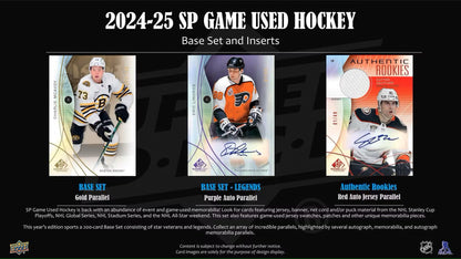 2024-25 Upper Deck SP Game Used Hockey Hobby Box