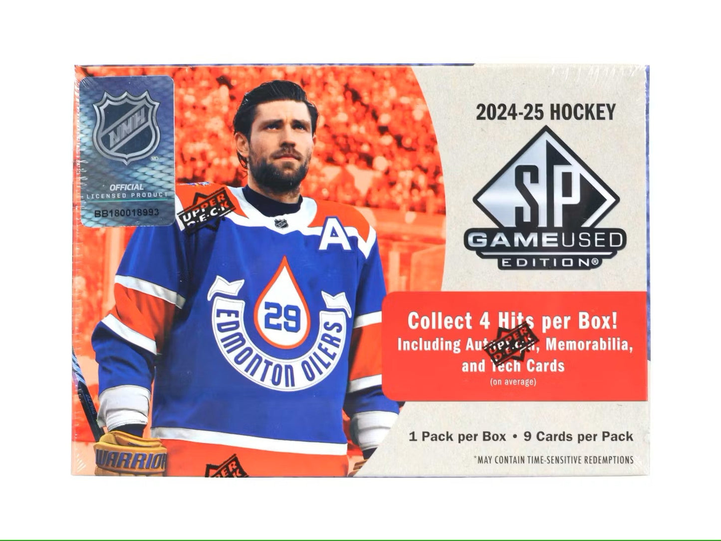 2024-25 Upper Deck SP Game Used Hockey Hobby Box