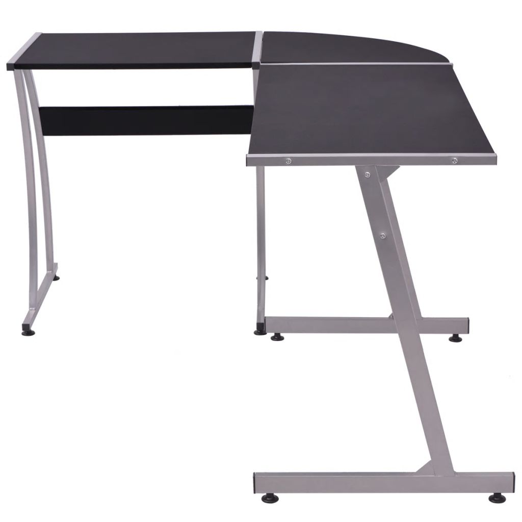 vidaXL Corner Desk L-Shaped Computer Desk Home Office Workstation Writing Desk-2