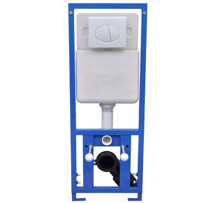 vidaXL Concealed High Cistern 2.9 gal 16.1"x5.5"x(43.3"-49.2")-0