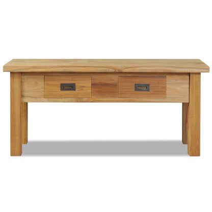 vidaXL Hall Bench Solid Teak 35.4"x11.8"x15.7"-2