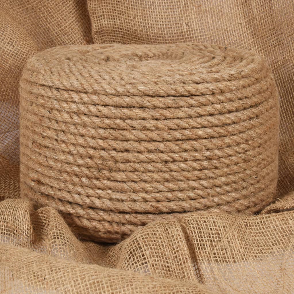 vidaXL Rope Jute Hemp Rope for Crafts Gardening Hammock Decorating 100% Jute-7