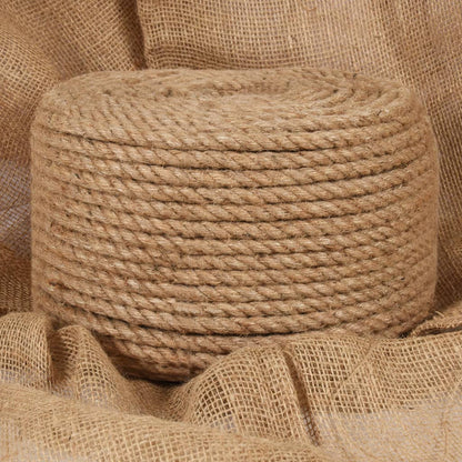 vidaXL Rope Jute Hemp Rope for Crafts Gardening Hammock Decorating 100% Jute-7
