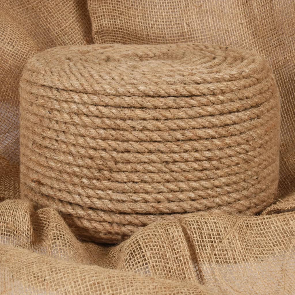 vidaXL Rope Jute Hemp Rope for Crafts Gardening Hammock Decorating 100% Jute-8