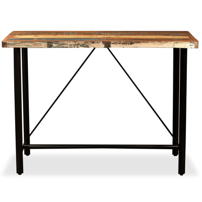 vidaXL Bar Table Pub Table Bistro Table for Dining Room Solid Reclaimed Wood-3