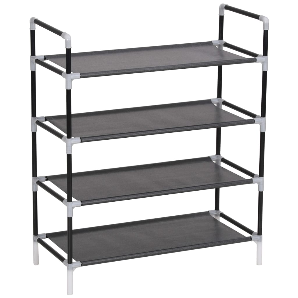 vidaXL Shoe Rack Shoe Storage Organizer Holder for Entryway Hallway Metal-2