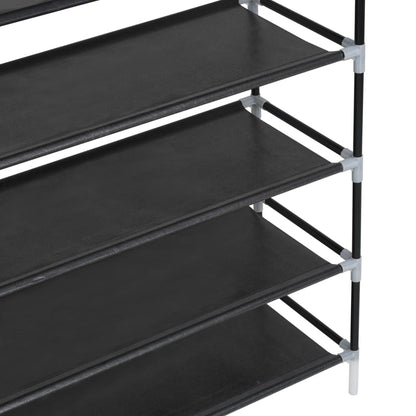 vidaXL Shoe Rack Shoe Storage Organizer Holder for Entryway Hallway Metal-4
