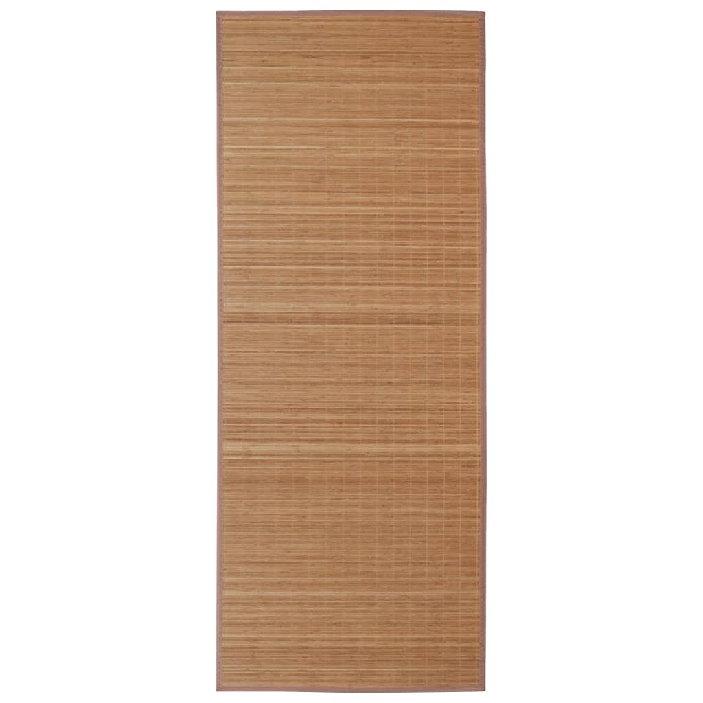 vidaXL Bamboo Rug Runner with Non-slip PVC Backing Floor Carpet Rectangular-4