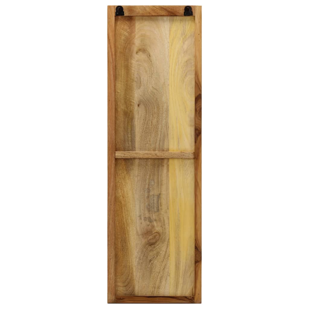 vidaXL Wall-mounted Coat Racks 2 pcs Solid Mango Wood 14.2"x43.3"x1.2"-4