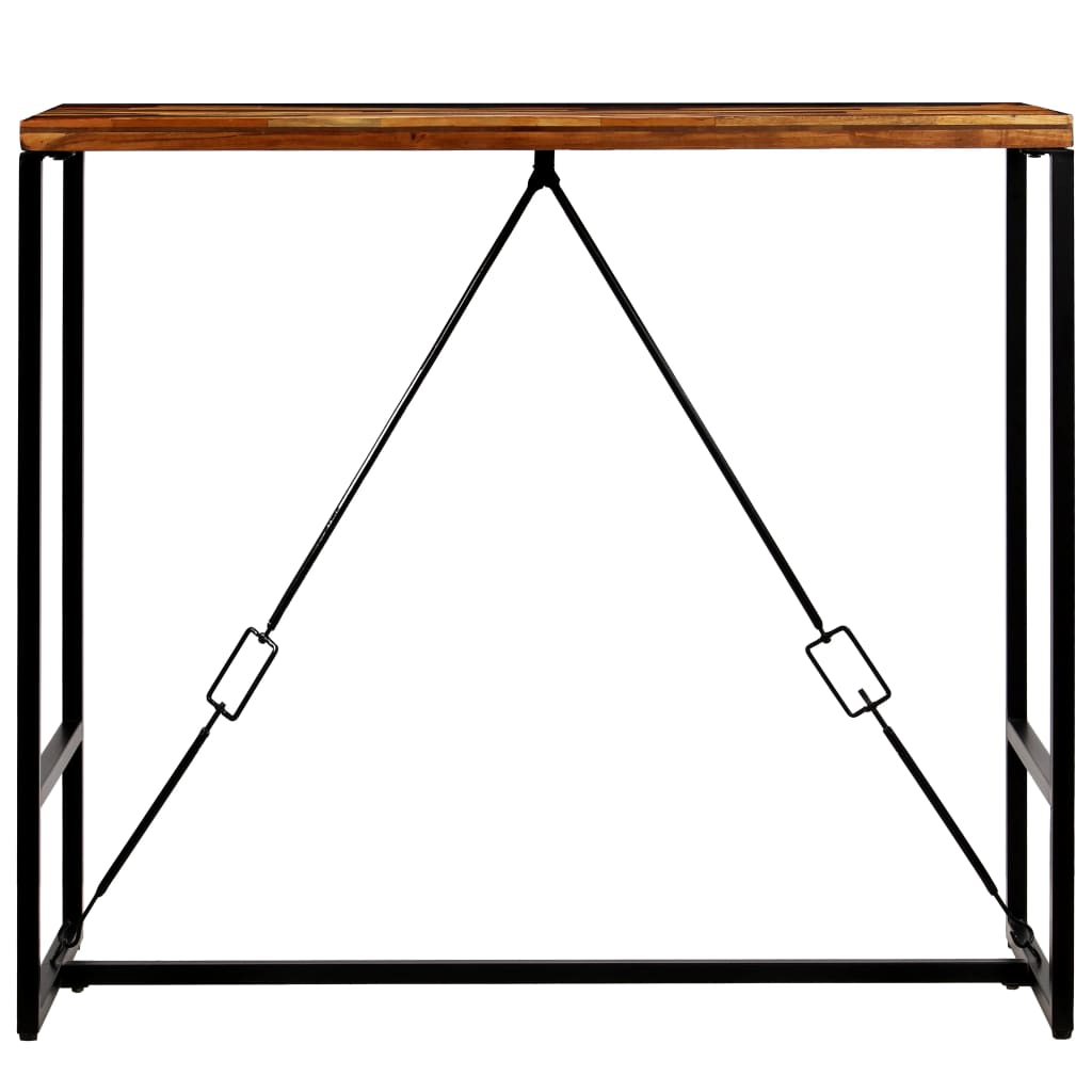 vidaXL Bar Table Pub Table Bistro Table for Dining Room Solid Reclaimed Wood-3