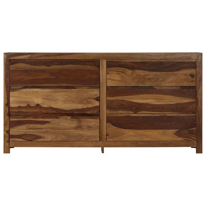 vidaXL Drawer Cabinet Solid Sheesham Wood 63"x15.7"x31.5"-0