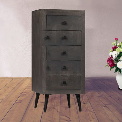 vidaXL Sideboard Solid Mango Wood 15.7"x15.7"x35.8"-1