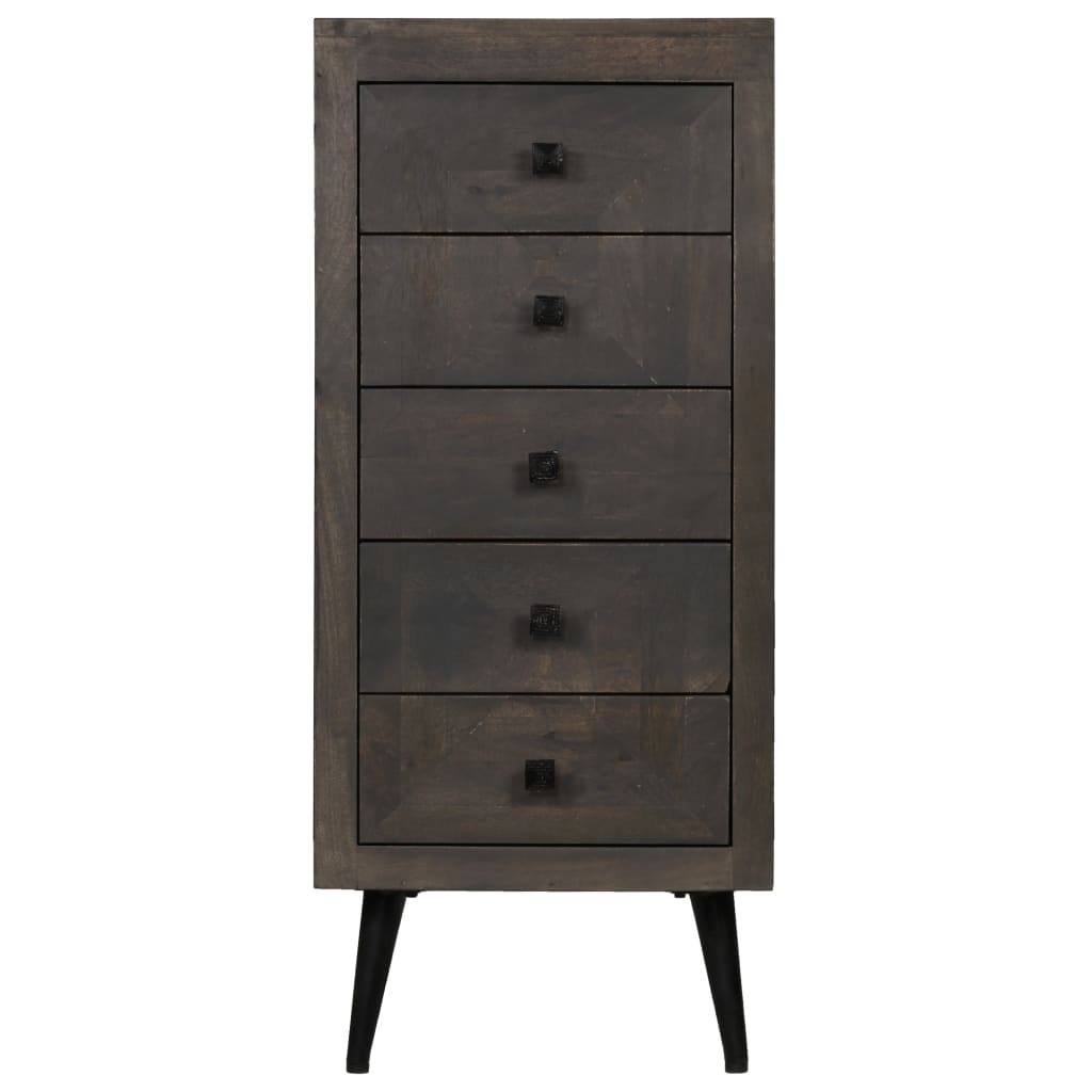 vidaXL Sideboard Solid Mango Wood 15.7"x15.7"x35.8"-2