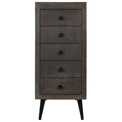 vidaXL Sideboard Solid Mango Wood 15.7"x15.7"x35.8"-2
