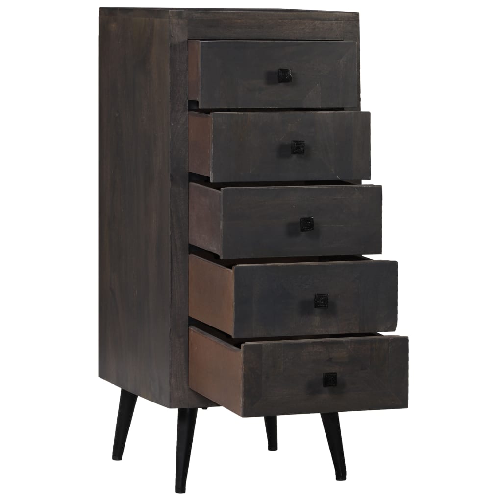 vidaXL Sideboard Solid Mango Wood 15.7"x15.7"x35.8"-4