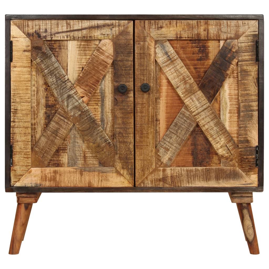 vidaXL Sideboard Solid Mango Wood 33.5"x11.8"x29.5"-3