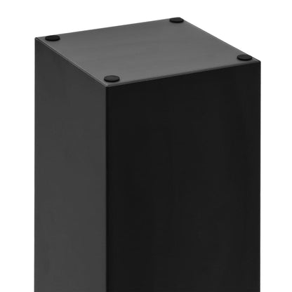 vidaXL Umbrella Stand Stones Steel Black-2