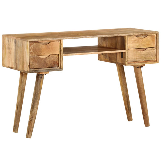 vidaXL Writing Desk Solid Mango Wood 45.3"x18.5"x29.9"-0