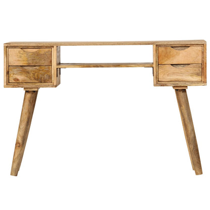 vidaXL Writing Desk Solid Mango Wood 45.3"x18.5"x29.9"