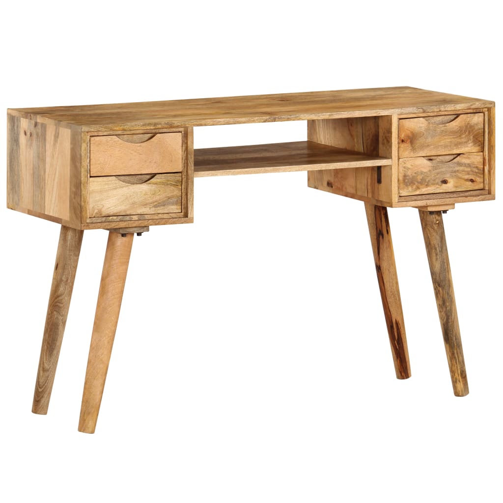 vidaXL Writing Desk Solid Mango Wood 45.3"x18.5"x29.9"-1