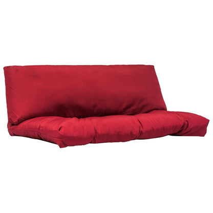 vidaXL Pallet Cushions 2 pcs Red Fabric-0