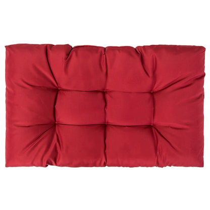 vidaXL Pallet Cushions 2 pcs Red Fabric-2