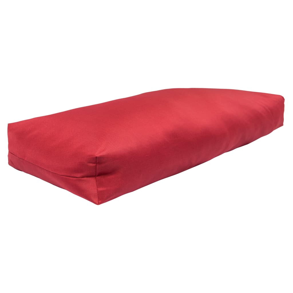 vidaXL Pallet Cushions 2 pcs Red Fabric-4
