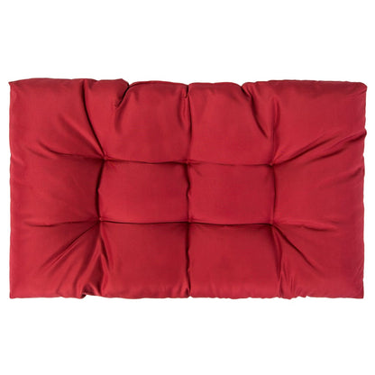 vidaXL Pallet Cushions 3 pcs Red Fabric-3