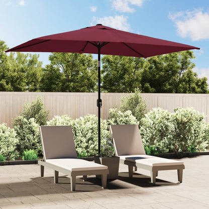 vidaXL Outdoor Umbrella Parasol Patio Sunshade Tilting System Sun Shelter-8