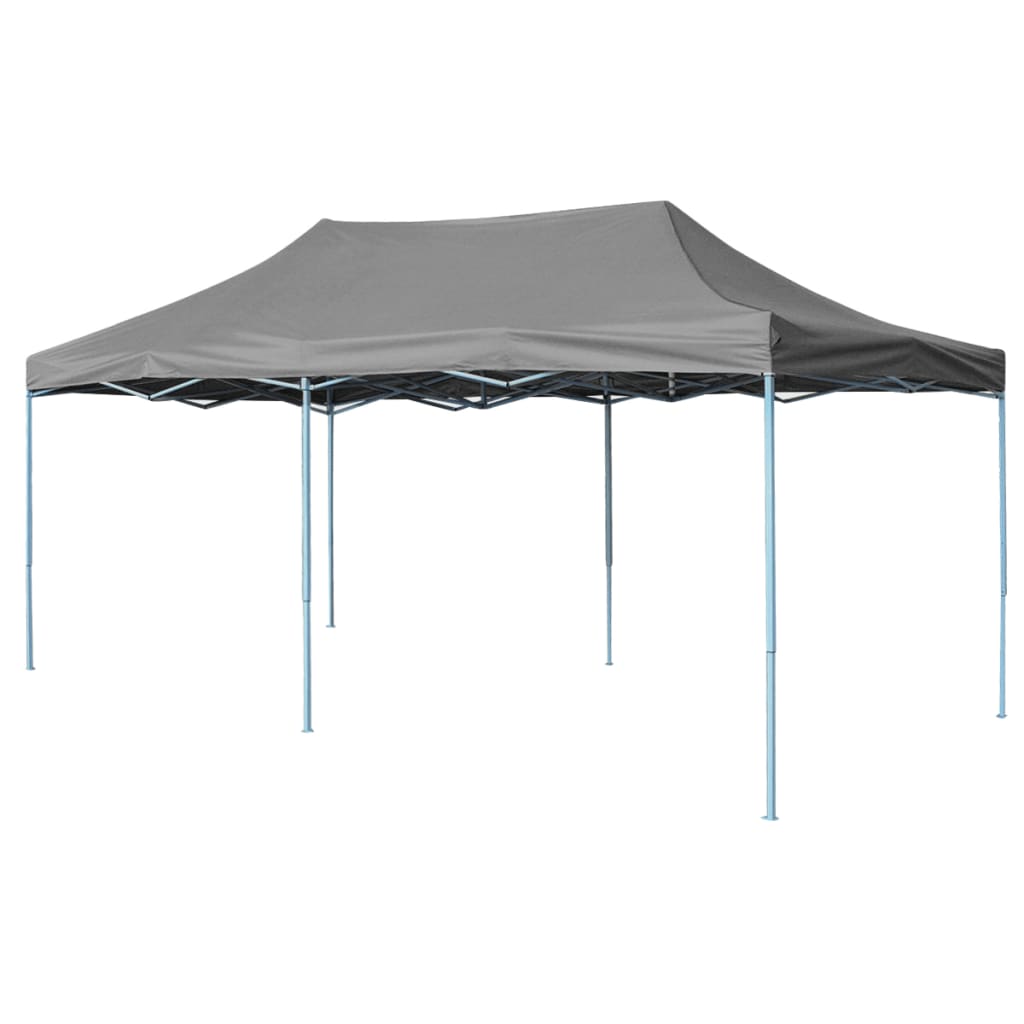 vidaXL Folding Pop-up Partytent 9.8'x19.7' Anthracite-4
