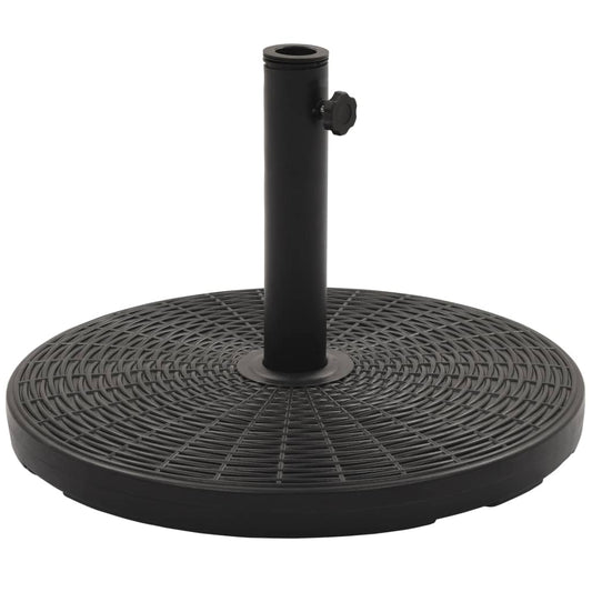 vidaXL Parasol Base Black Round 55.1 lbs-0