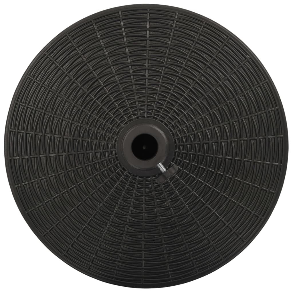 vidaXL Parasol Base Black Round 55.1 lbs-1