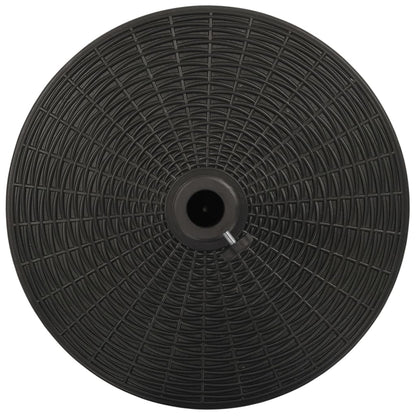 vidaXL Parasol Base Black Round 55.1 lbs-1