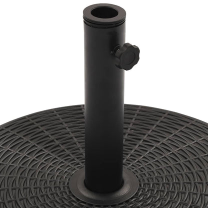 vidaXL Parasol Base Black Round 55.1 lbs-3