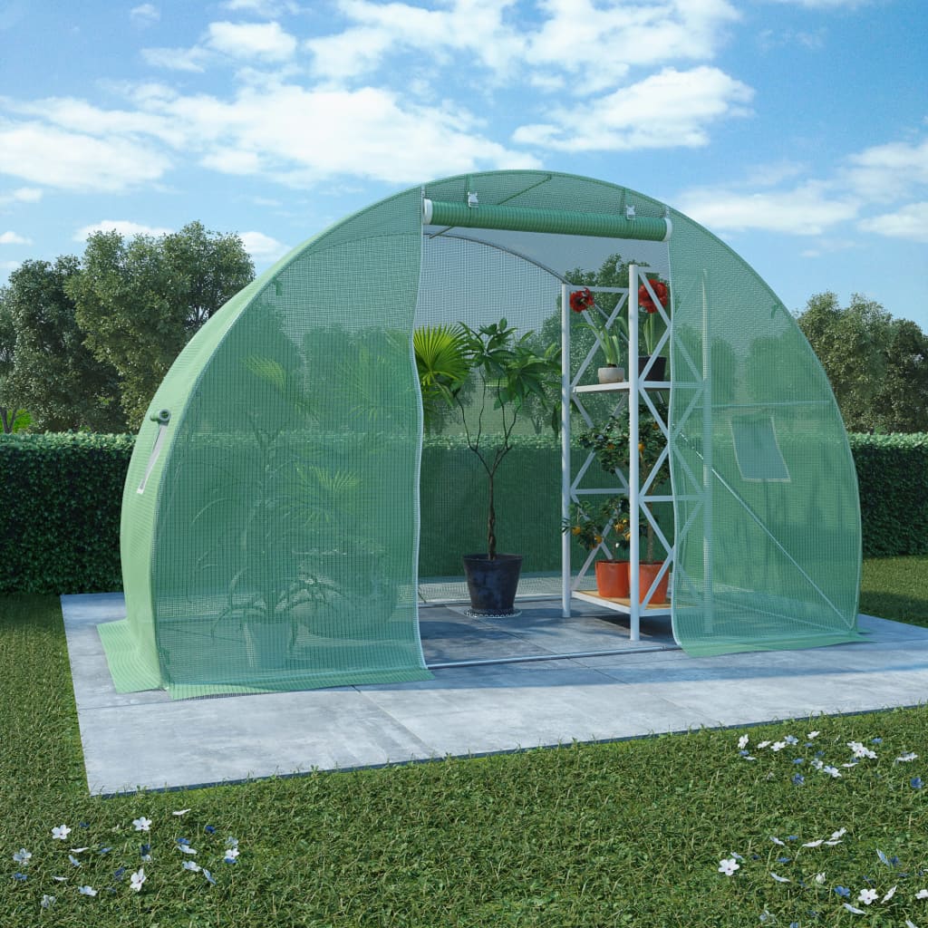 vidaXL Greenhouse Outdoor Grow House Green House for Plant Growing Gardening-5